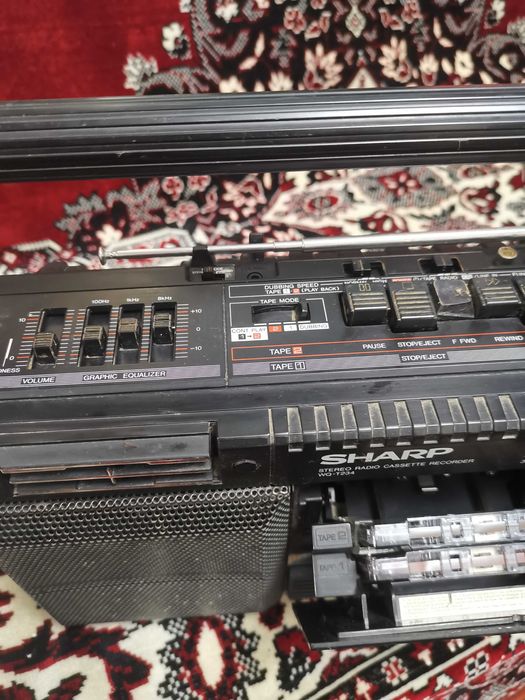 radio caset dublu Sharp T 234 original