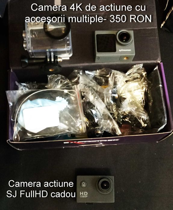 Camera video 4K de actiune sport stil GOPRO sau Osmo