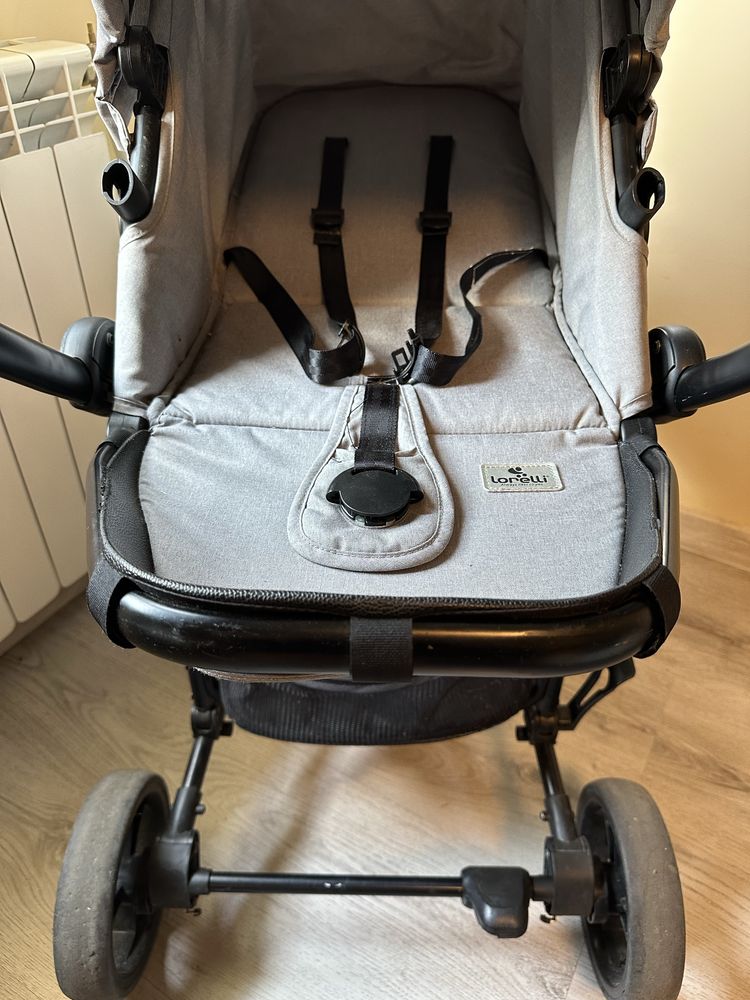 Бебешка количка Lorelli Crysta 3in1 OPALine Grey