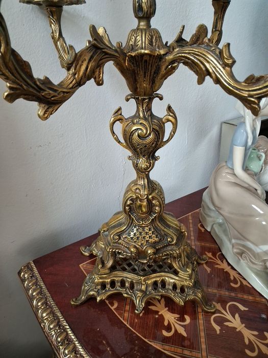 Бронзова   лампа