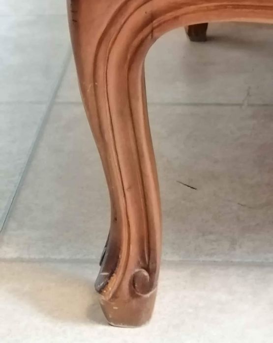 Canapea rococo lemn cires