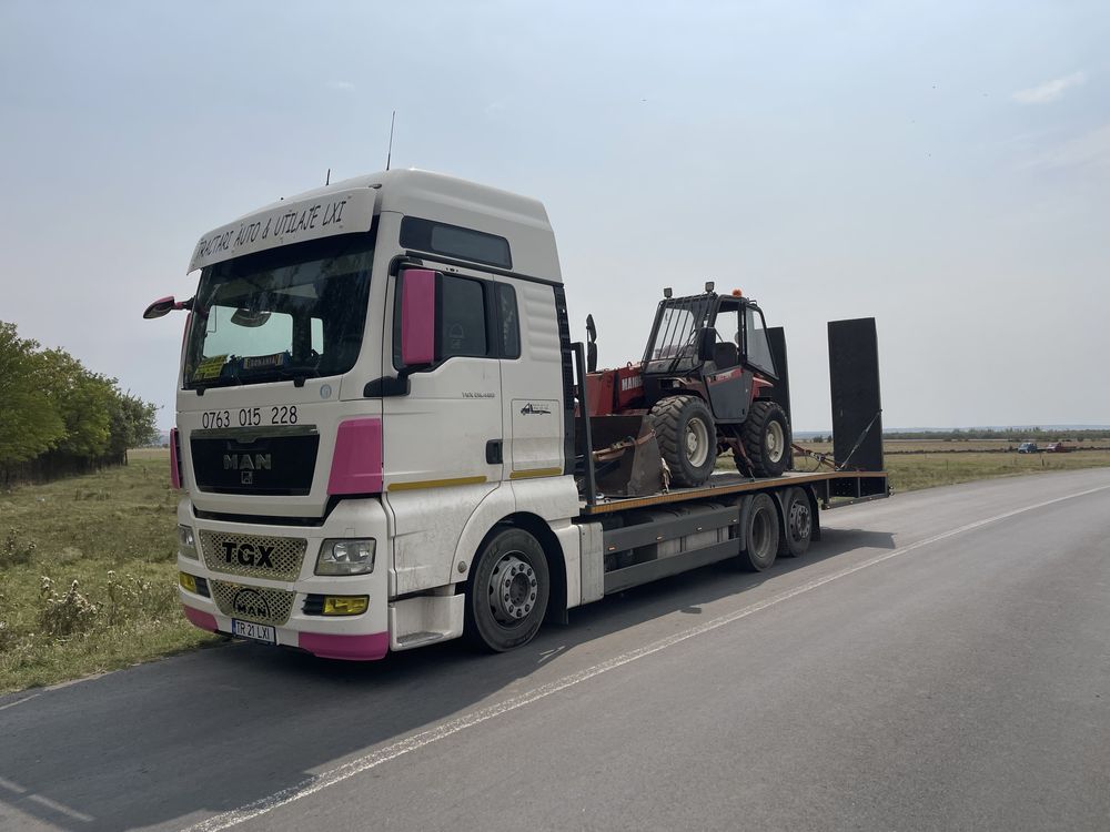 Tractari auto/transport utilaje/asistenta rutiera/Alexandria/Teleorman