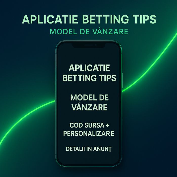 Model Aplicatie Betting Tips/Ponturi Pariuri (Ios+Andoid) Start Rapid