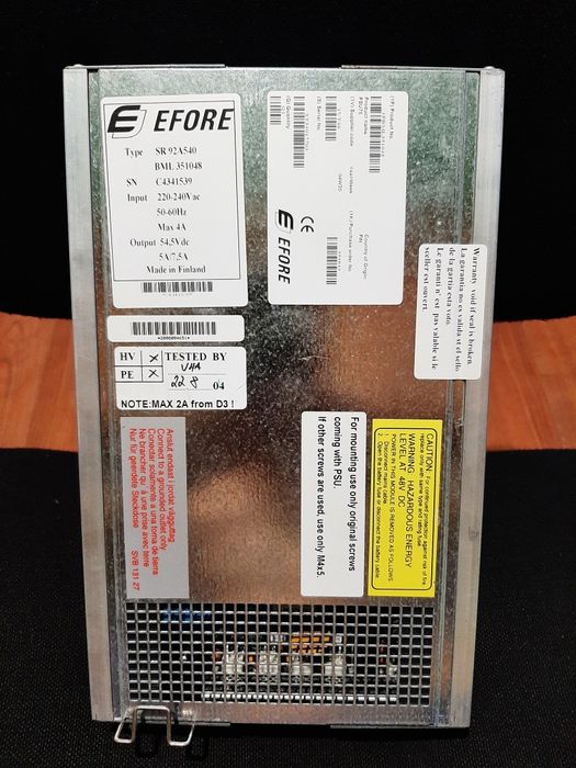 Sursa  alimentare 54,5 V