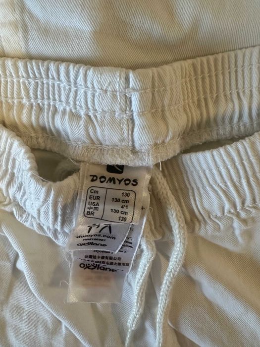 Детско кимоно за таекуондо/карате/айкидо размер 130 см. Декатлон