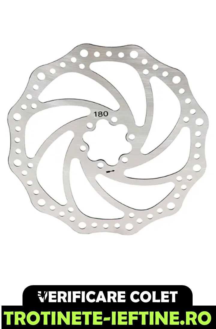 Disc frână 180 mm cu 6 găuri pentru scuter Dualtron, Xiaomi, Kukirin