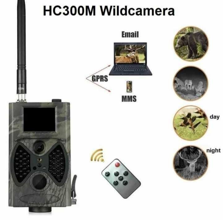 НОВА 16MPX Професионална Ловна камера за лов HC-300M GSM GRPS MMS