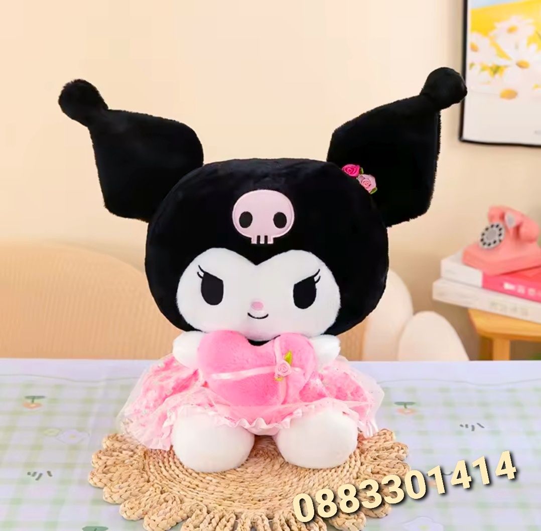 Плюшена играчка Куроми 35см Kuromi Розов / Лилав
