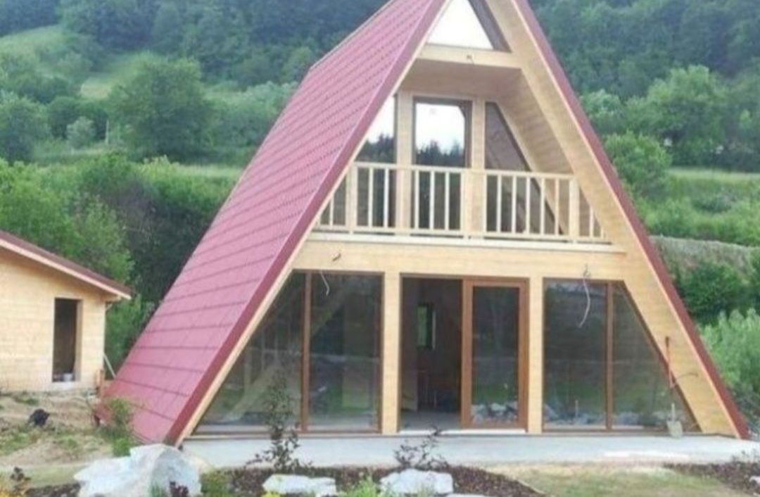 Executam cabane rustice stil A la comanda clientului