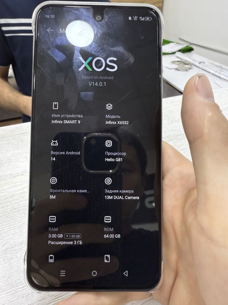 Infinix Smart 9 sotiladi yangi xolatda