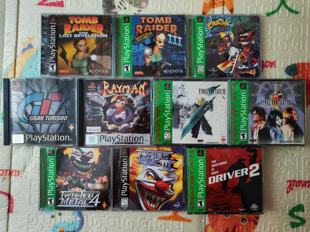 Ps1 игры на дисках лицензионные ntsc/u