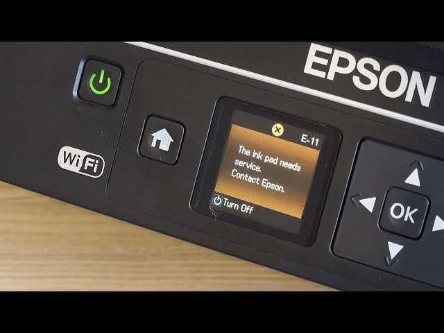 Waste ink нулиране Epson L3160, L3110, L3150, L5190, ET27xx/Error E-11