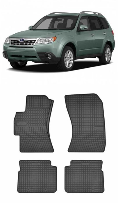 Гумени стелки за Subaru Forester 08-13 Impreza 08-13 Legacy 03-09