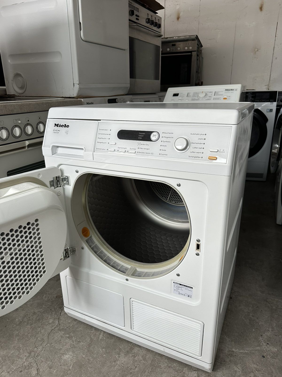 Сушилня +гаранция. MIELE ТЕРМОПОМПА. КЛАС А 7 кг. Доставка за София С