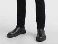 Ghete chelsea 39.5 40  plain toe Tommy Hilfiger NOI piele naturala