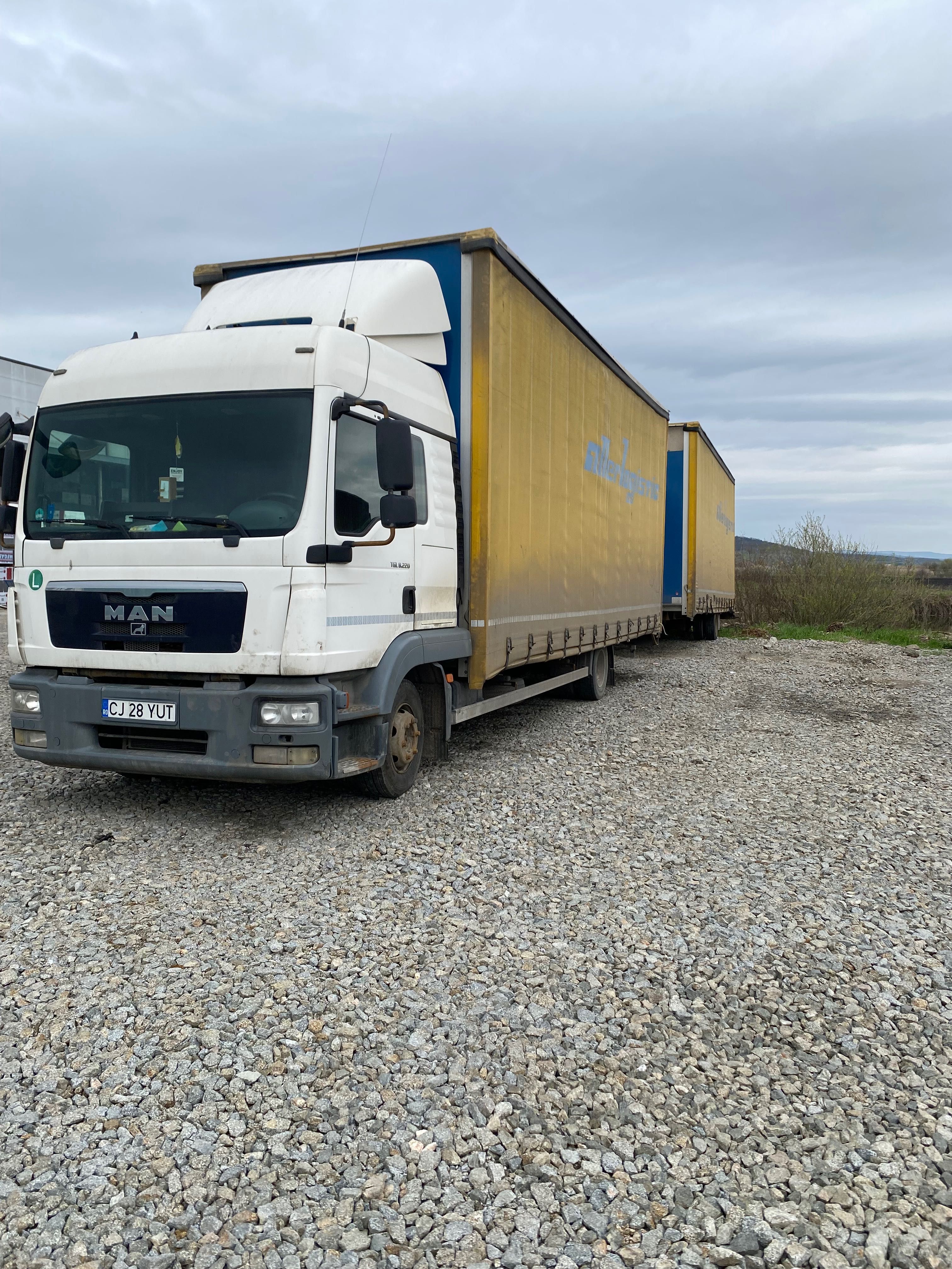 Vând camion tandem man