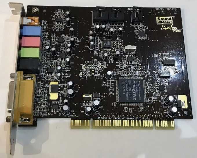 Creative Labs Sound Blaster Live! SB0220 5.1 PCI Звукова Карта
