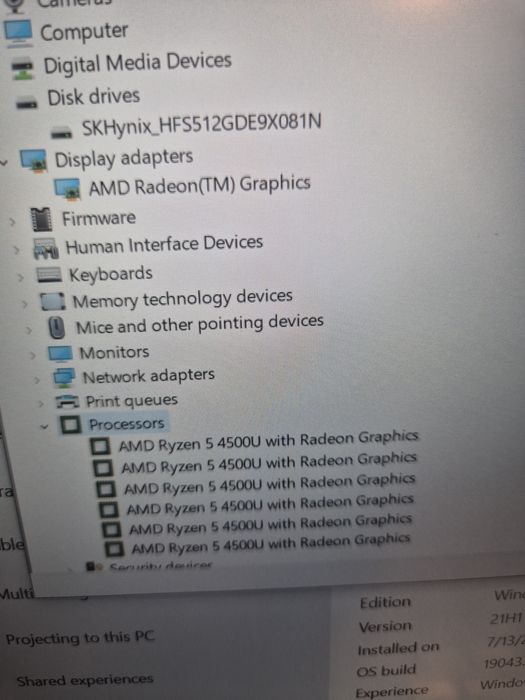Laptop HP Pavilion Ryzen 5 8GB ssd 512 FullHd tastatura iluminata