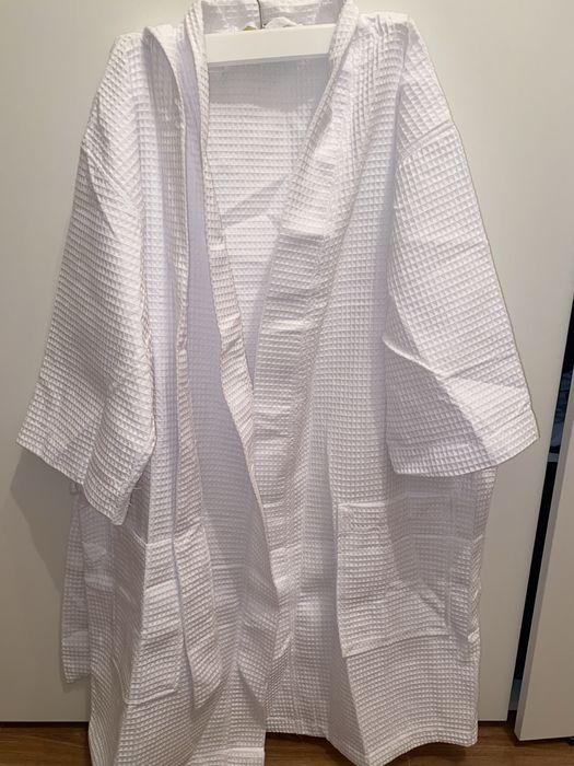 Халат для душа , вафельный . Новый.