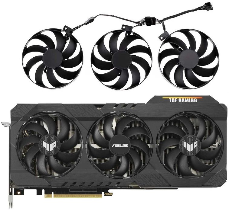 Вентилатор за видео карта ASUS TUF RTX 3060 Ti 3070 Ti 3080 Ti 3090
