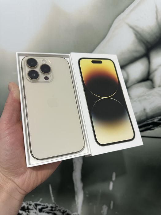 iPhone 14 Pro Gold Full Box