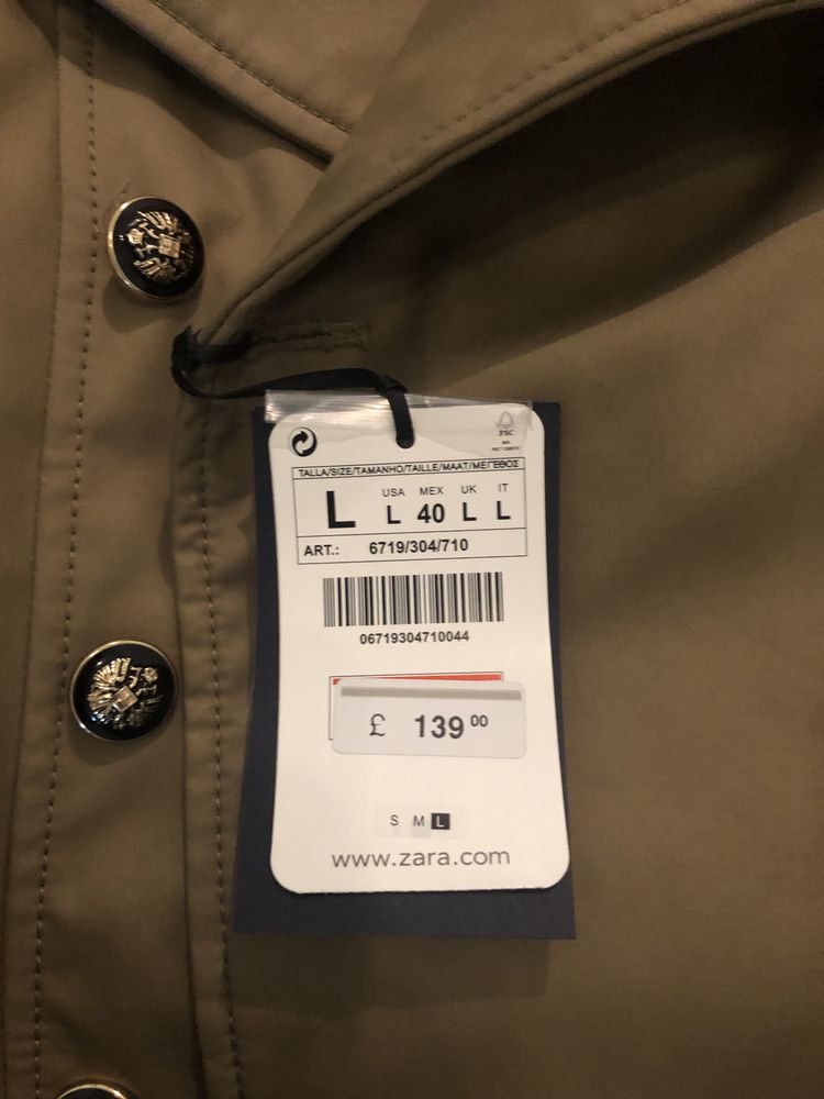 Palton Zara barbati/ M/L