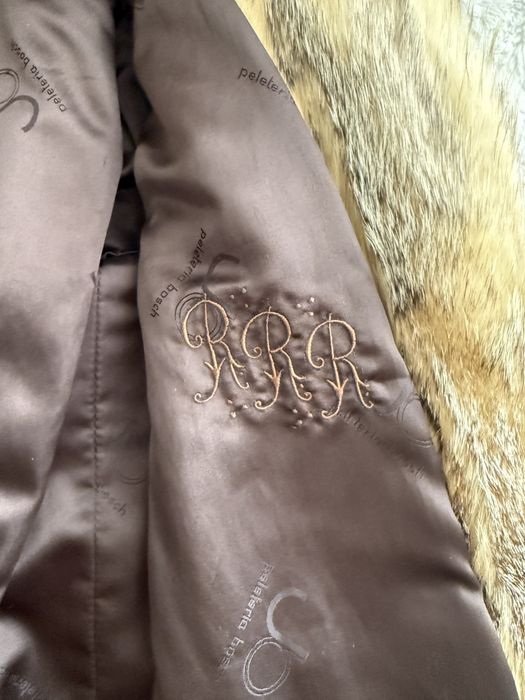 Ново палто с естествен косъм от койот