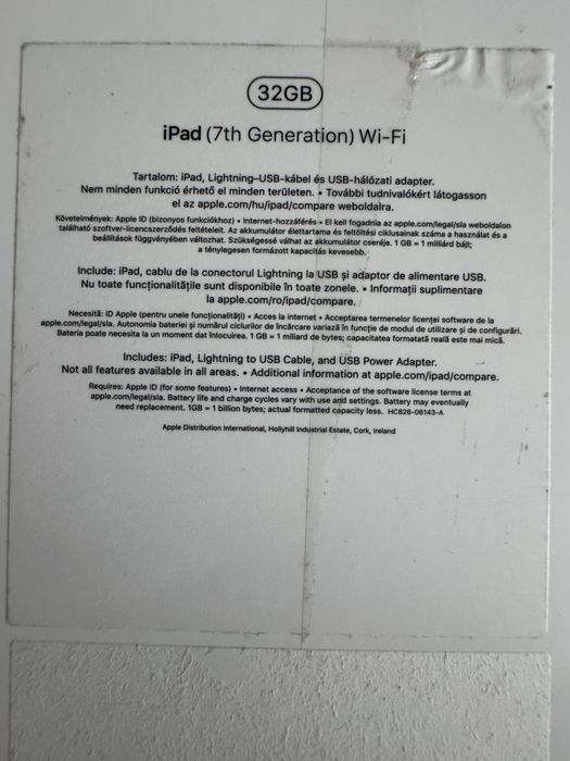 Vand IPAD 7 , wifi , cutie, impecabil