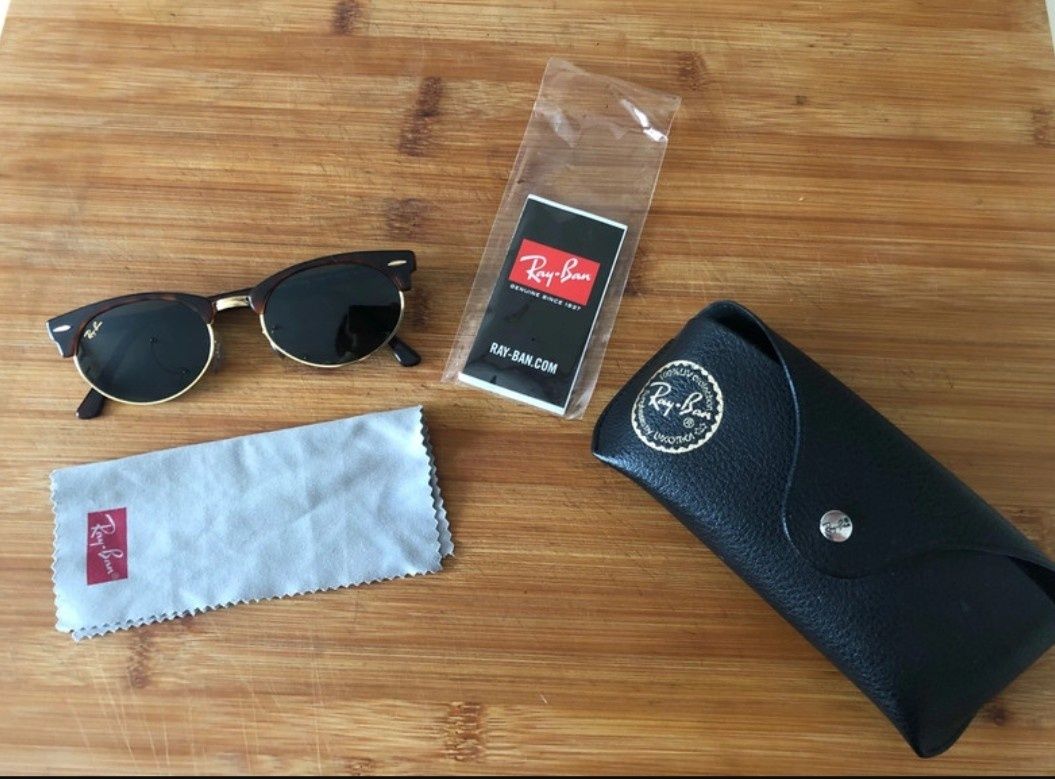 RAY-BAN Оригинални слънчеви очила CLUBMASTER OVAL