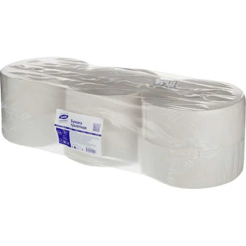 Туалетная Бумага д/дисп Luscan Professional 1сл втор 480м 6-рул/уп
