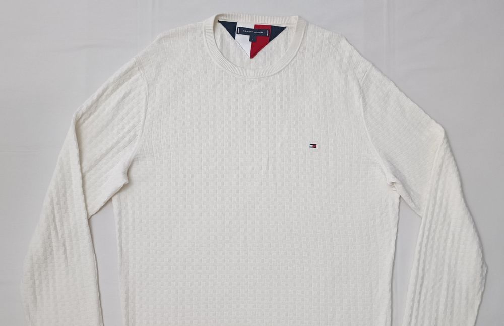 Tommy Hilfiger Pullover оригинален пуловер L памучен пуловер