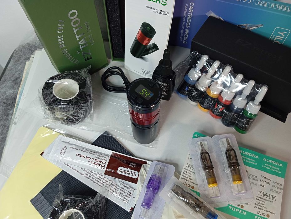 KIT EZ EvoTech S, Swiss Motor! NOU Aparat de tatuat, Calitate Marca EZ