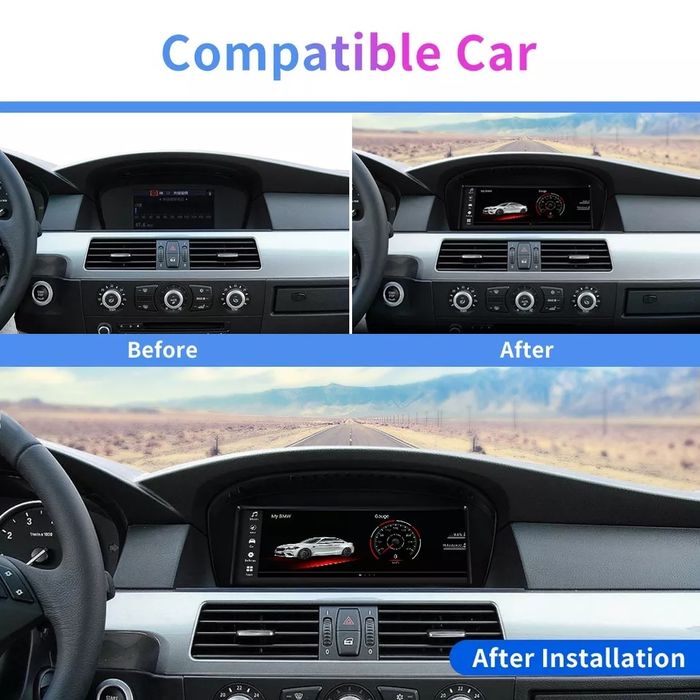 Navigatie Bmw E60, E90 cu android 13!