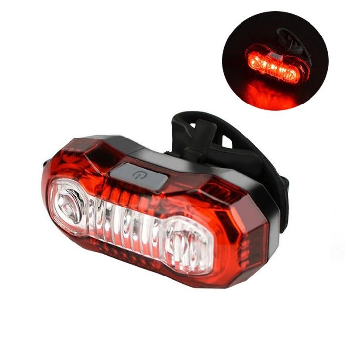 Акумулаторна LED стоп светлина за велосипед колело – 120 lumen, IPX65