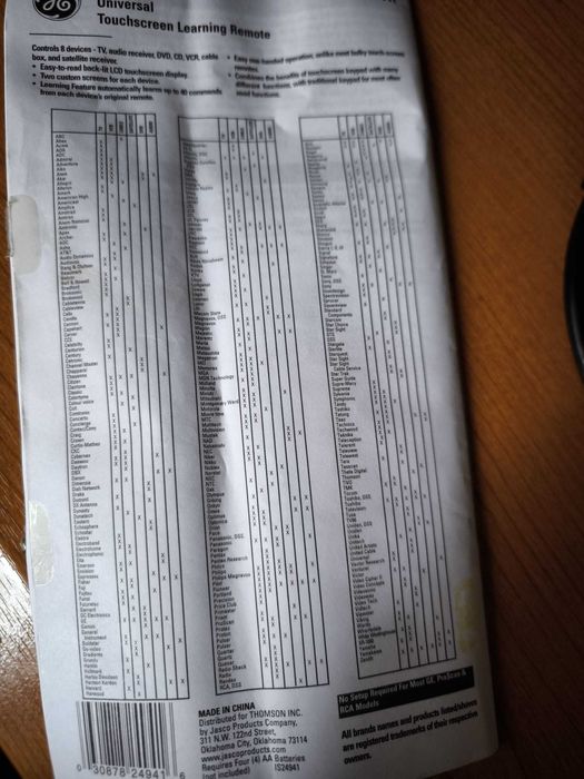 telecomanda universala cu touchscreen neutilizata