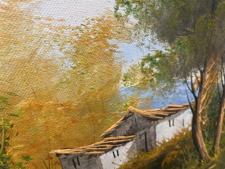 колекционерска картина масло, ръчна украса