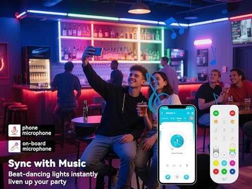 Нова RGB COB LED Лента 6M 3456LED Alexa APP Музика Смарт Осветление
