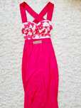 Rochie fucsia lungă damă BBY
