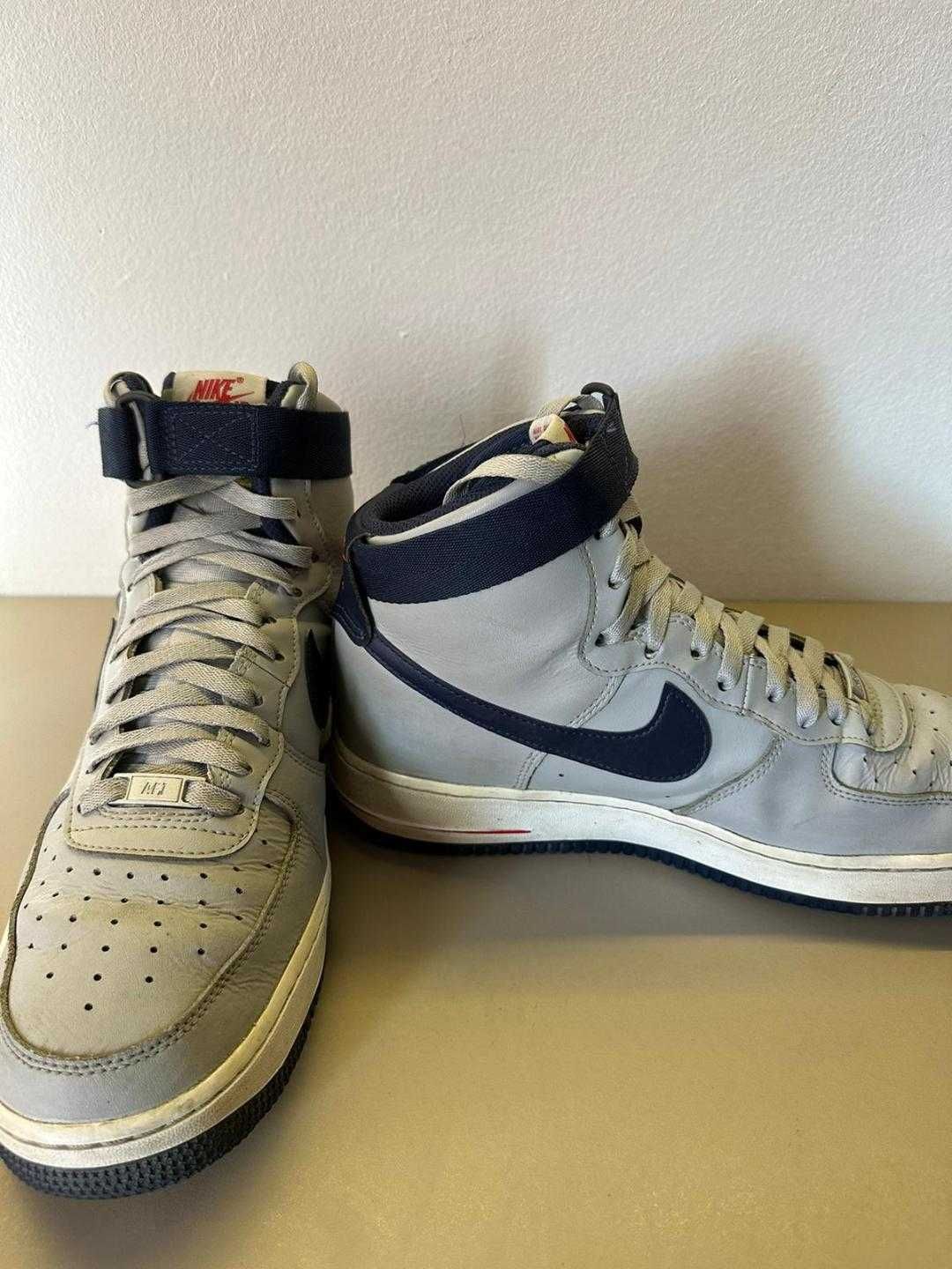 Nike Air Force 1 High Wolf Grey/College Navy