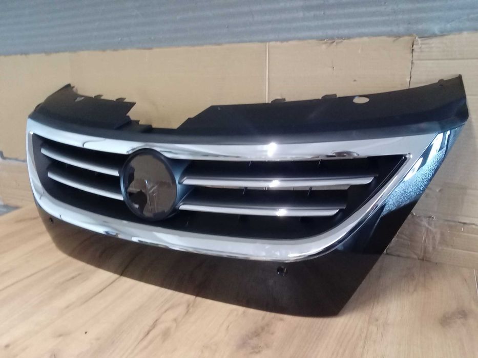 Bara fata spalator 2x PDC Grila radiator VW PASSAT CC 08-12 Negru