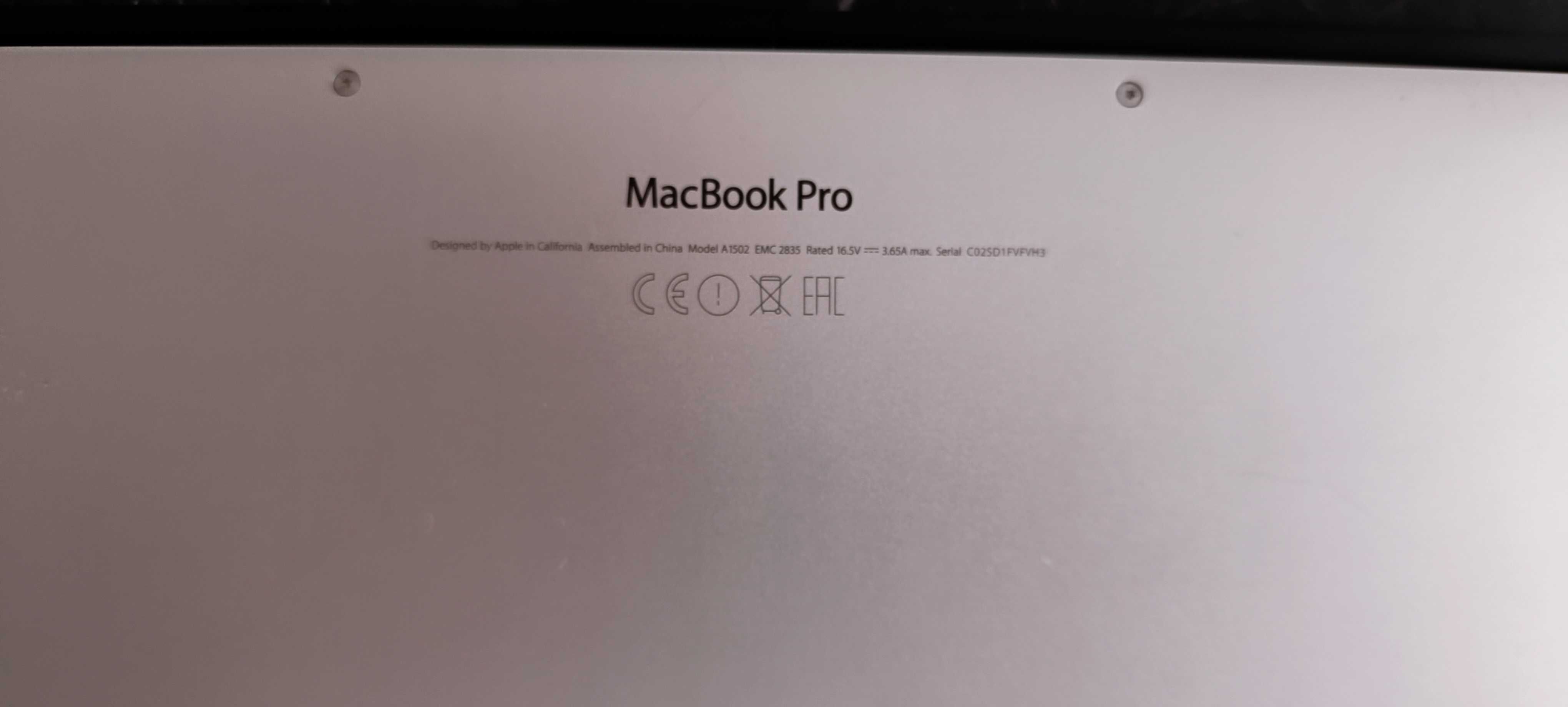 MacBook Pro model 1502