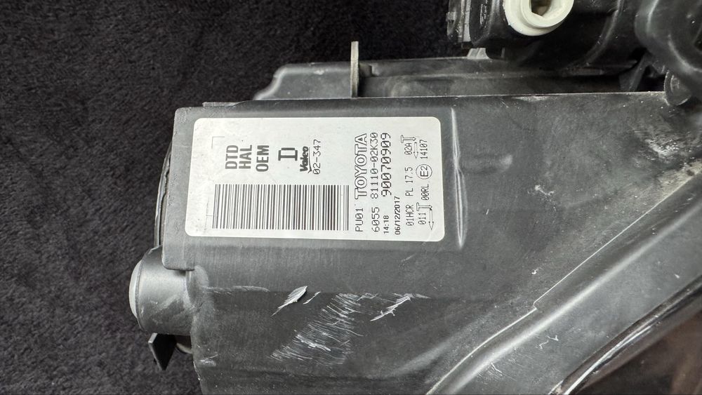 Far dreapta Toyota Auris 2016-2019/led/hybrid/original