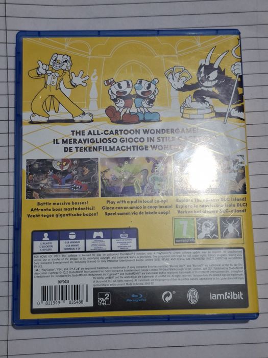 Vând joc CupHead PS4