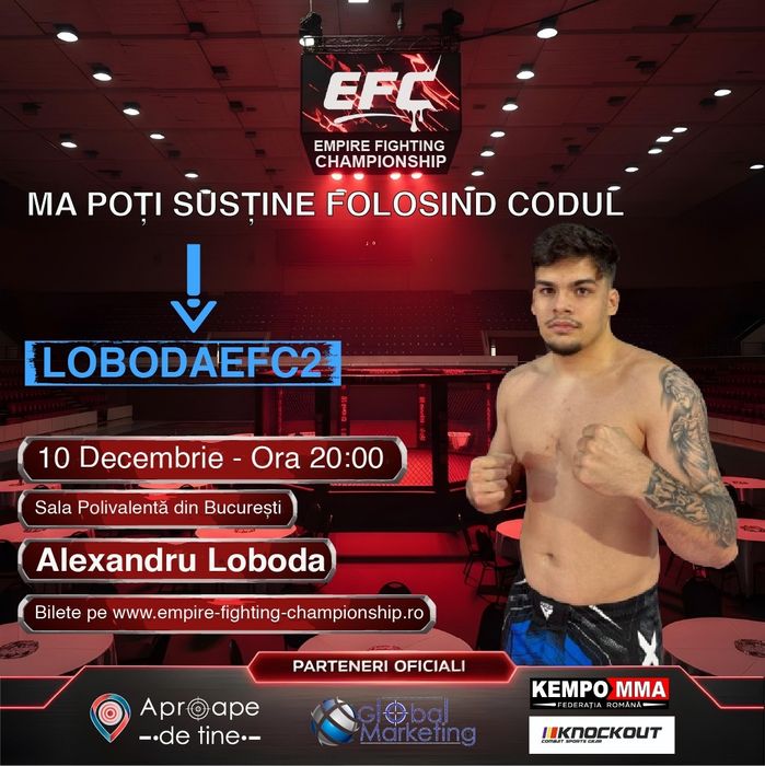 Bilete MMA 10 decembrie