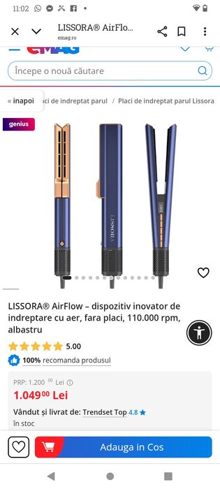 LISSORA® AirFlow – dispozitiv inovator de indreptare cu aer