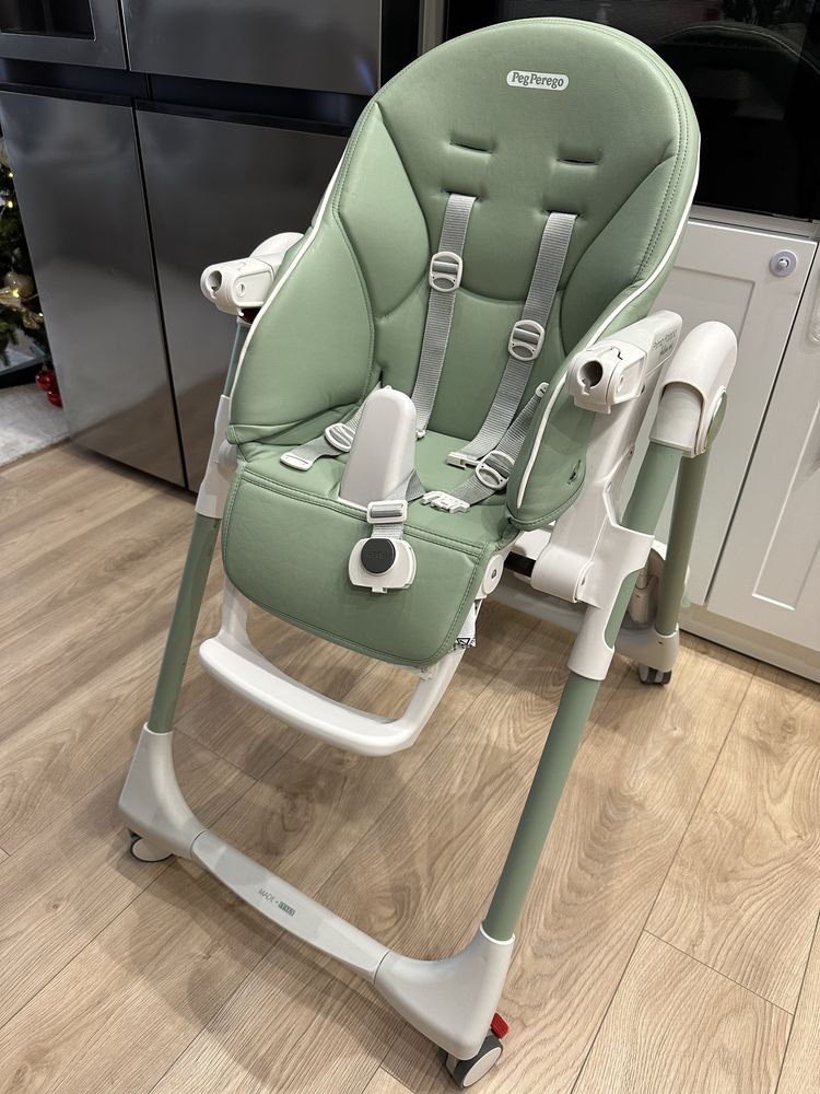 Peg Perego Столче за хранене-шезлонг Prima Pappa Follow Me - Mint