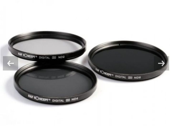 K&F Concept UV ND2 ND4 ND8 Japan Optics филтри  55  mm