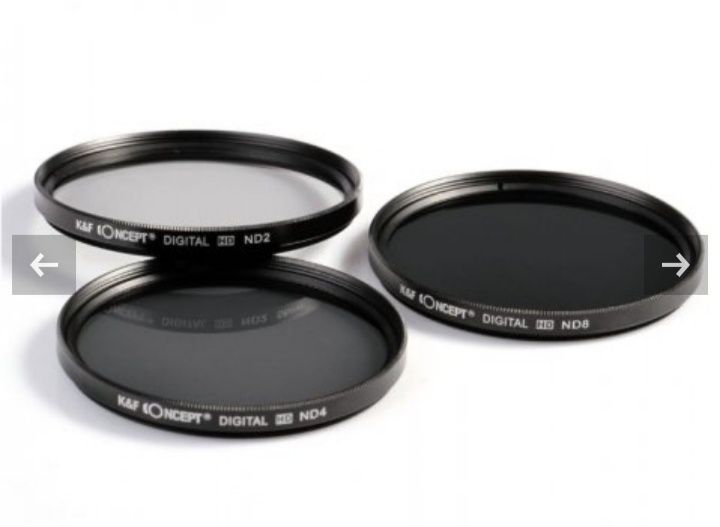 K&F Concept UV ND2 ND4 ND8 Japan Optics филтри  55 58 mm