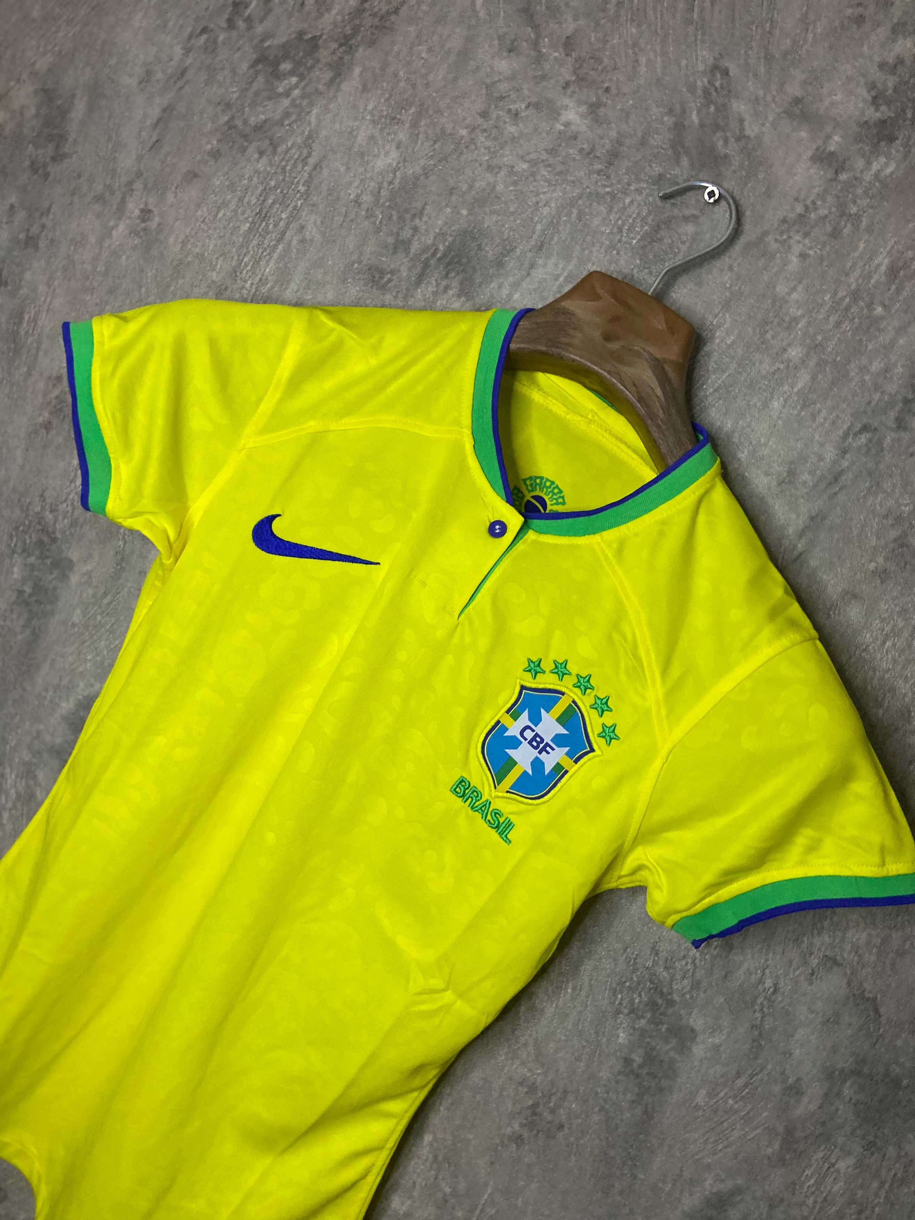 Tricou copii Brazil Yellow 2023-24