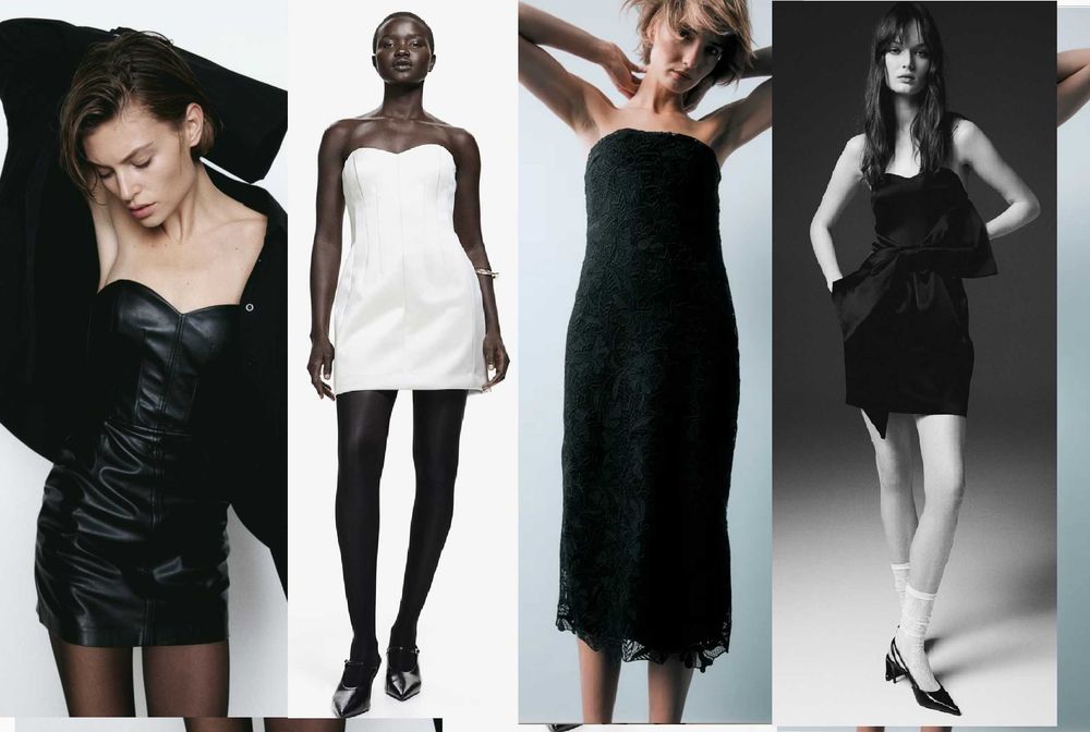 Новые корсетные платья бандо H&M, размер M (46/48)
